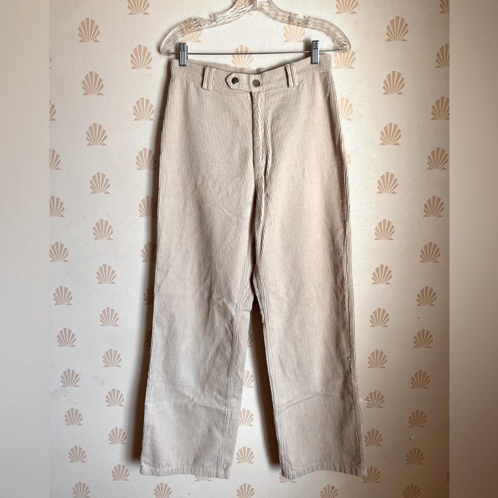 NWOT Princess Polly Beige Cord Pant - Picture 2 of 9